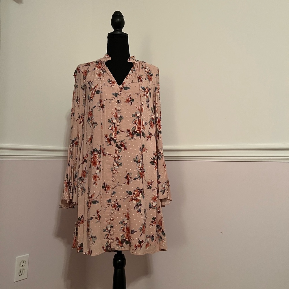 Chelsea and Violet Floral Boho Tunic Dress